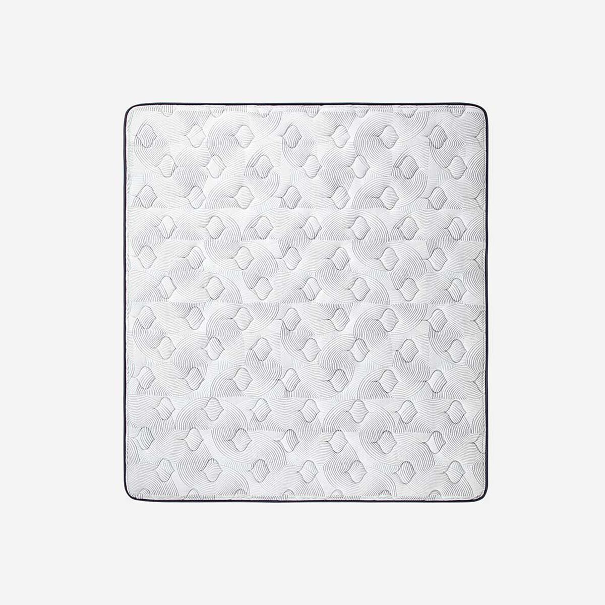 Cama Europea Rosen Base Dividida 2 Plazas Autonomy + Respaldo + 2 Veladores Issey Azul