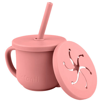 Imagen 2 del producto Vaso 2 en 1 Con Asas Rojo Infanti