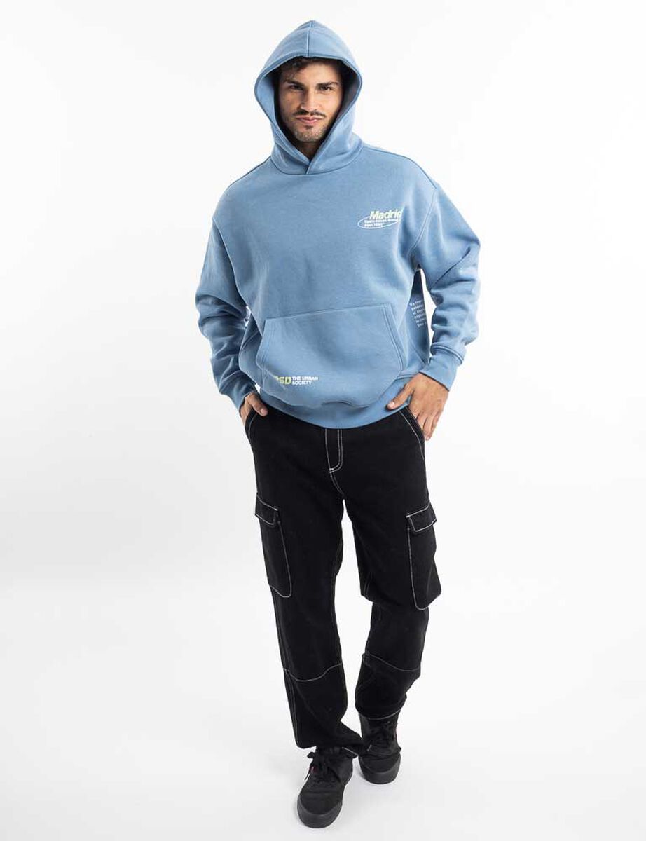 Poler&oacute;n Hoodie Boxy Hombre Icono