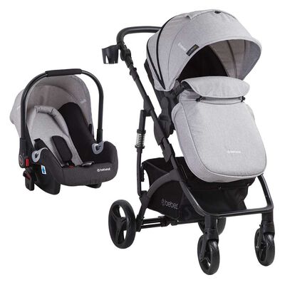 Imagen 2 del producto Coche Cuna Travel System Bebe Explorer LX Gris Bebesit
