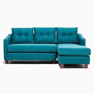 Imagen 1 del producto Sofá Seccional Barra Design Elena Derecho 3 Cuerpos Petróleo