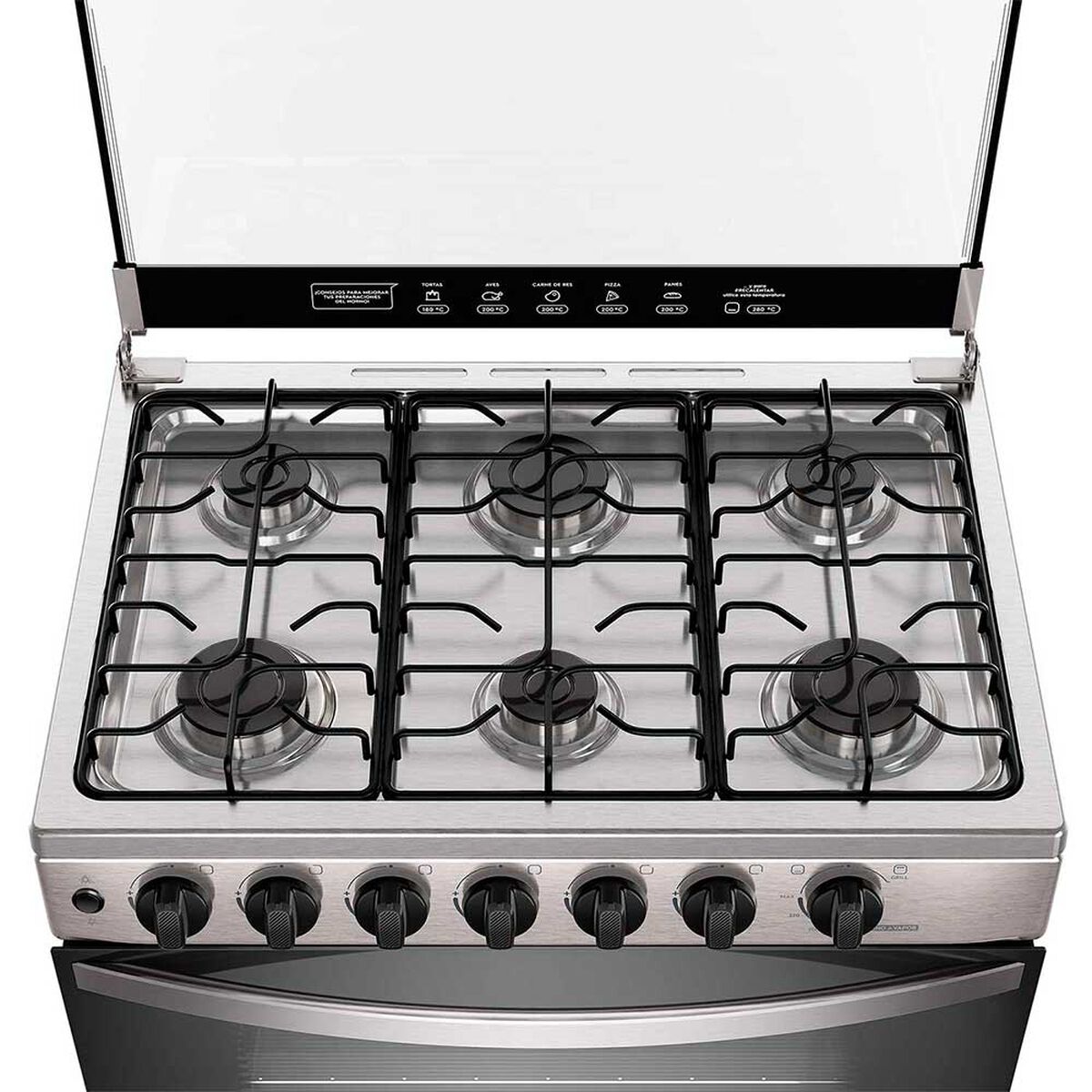 Cocina a Gas Mademsa FM6LSC 6 platos Inox