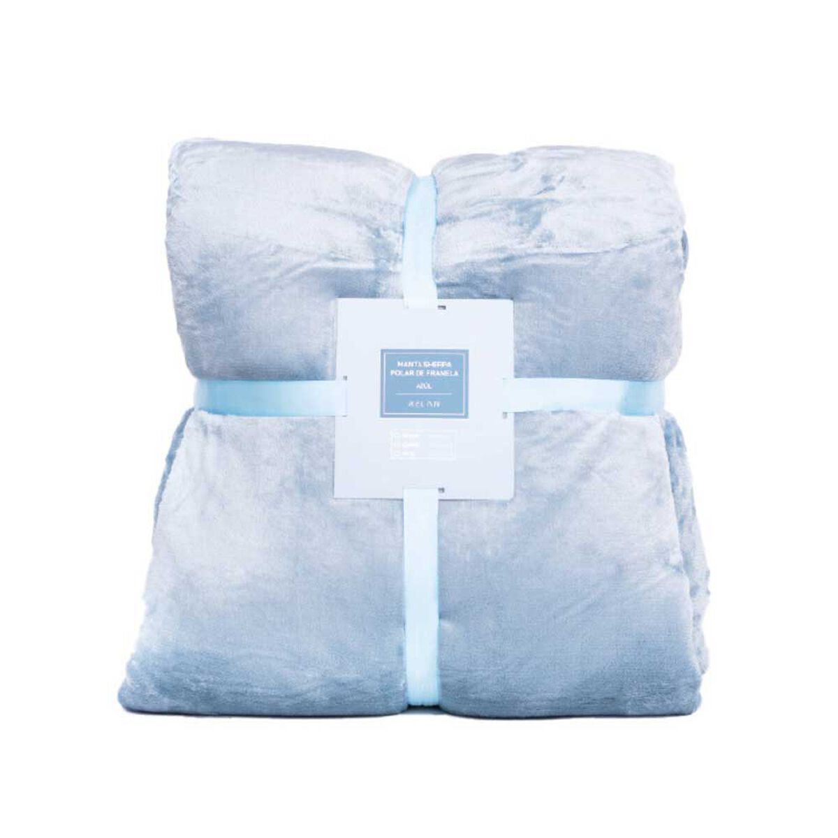 Manta Polar Liso Relan 2 Plazas Azul