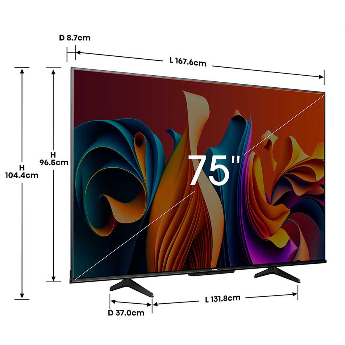 QLED 75'' Hisense 75Q6N Smart TV 4K