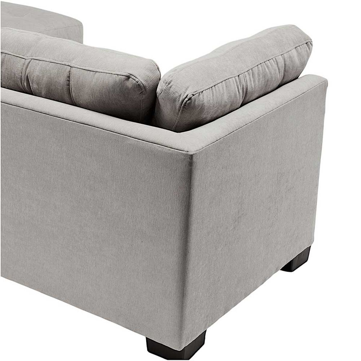 Seccional Derecho Muebles MPR Edimburgo 5 Cuerpos Gris Claro