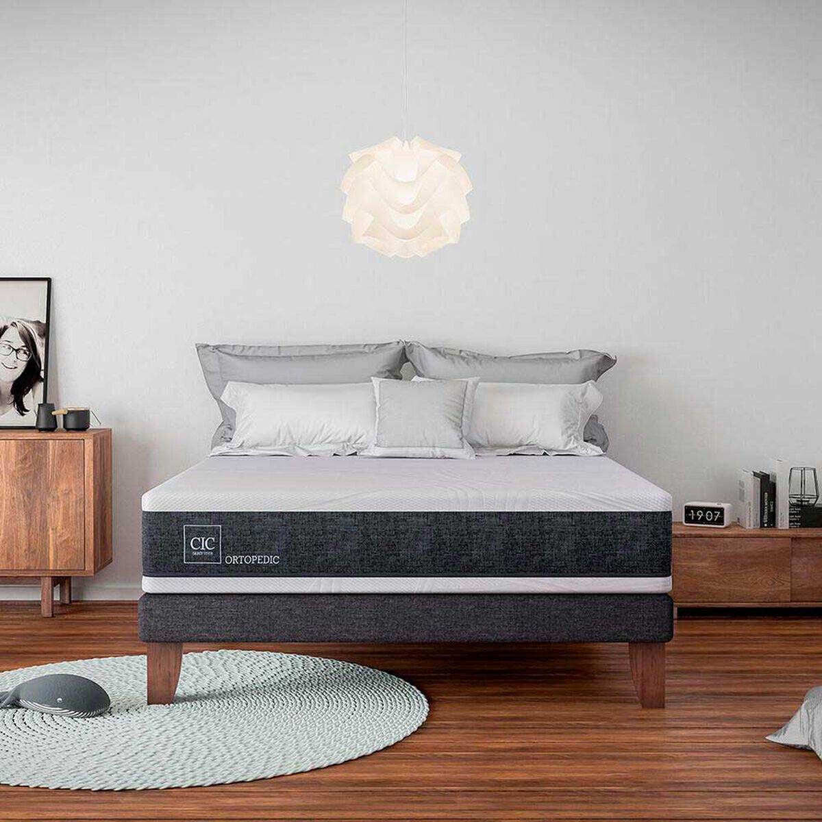 Colch&oacute;n CIC  2 Plazas New Ortopedic + Plum&oacute;n