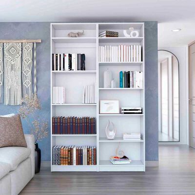 TUHOME 2 Estantes + Complemento TuHome Home Blanco