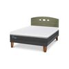Cama Europea CIC 2 Plazas Ortopedic Advance + Respaldo Gales Olivo