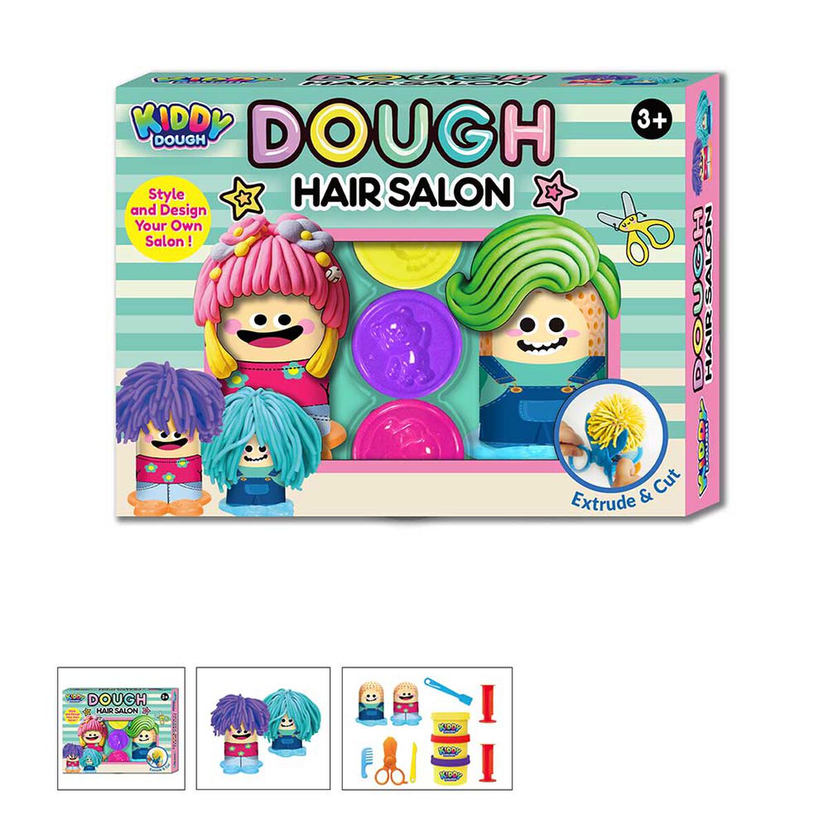 Salon De Peluqueria - Juego De Modelar Kiddy Dough