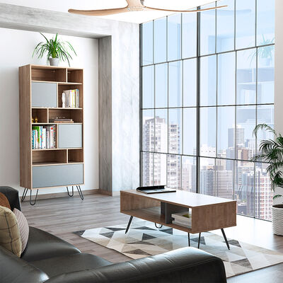 Biblioteca + Mesa Centro Vassel