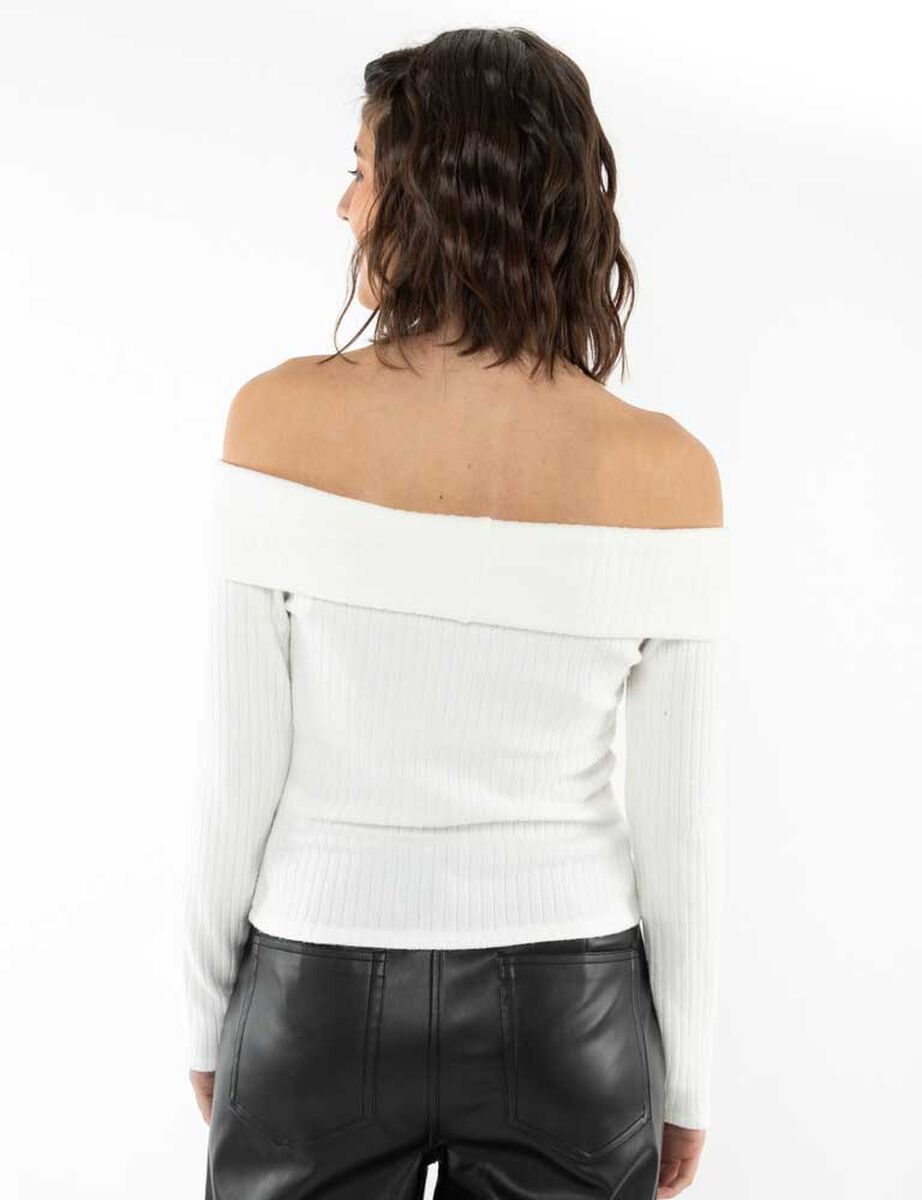 Sweater Bardot Mujer Icono