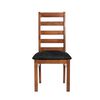 Juego de Comedor Latam Home Sevilla Burgos 2 Sillas + 2 Bancas Cuero Kentucky Negro