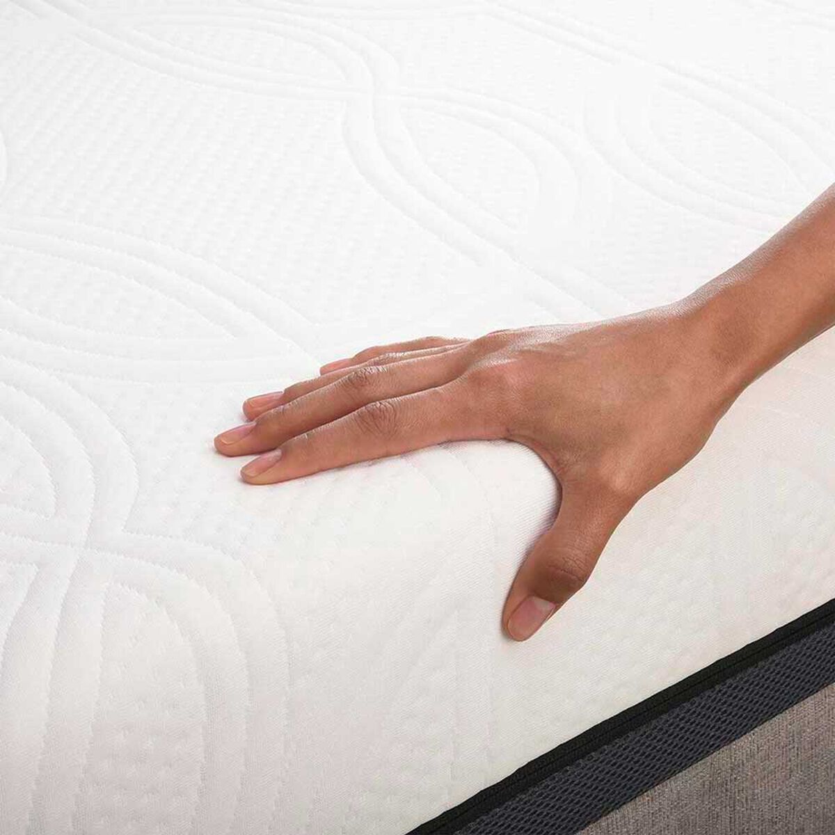 Cama Europea CIC Base Dividida 2 Plazas Balance + Respaldo Villarrica Negro