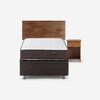 Boxet Rosen 1 Plaza Ergo T + Respaldo + Velador Tabor Caramelo