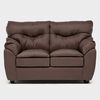 Juego de Living Almore Belén Sofá 2 Cuerpos + Dos Sillones 1 Cuerpo Café