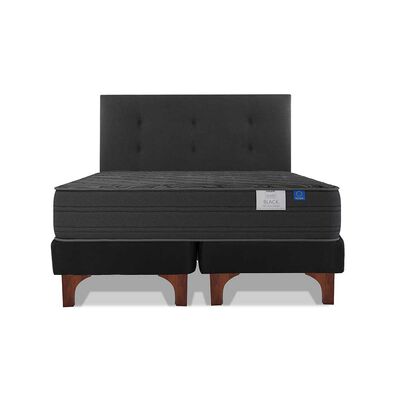 Imagen 2 del producto Cama Europea Flex Base Dividida 2 Plazas Black + Respaldo