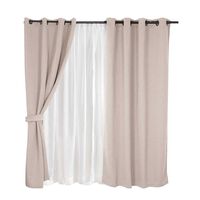 Cortinas Mashini Valdivi 140 x 220 cm Arena