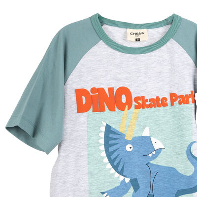 Imagen 2 del producto Polera Manga Corta Niño Chess Navy, Petroleo, Rojo