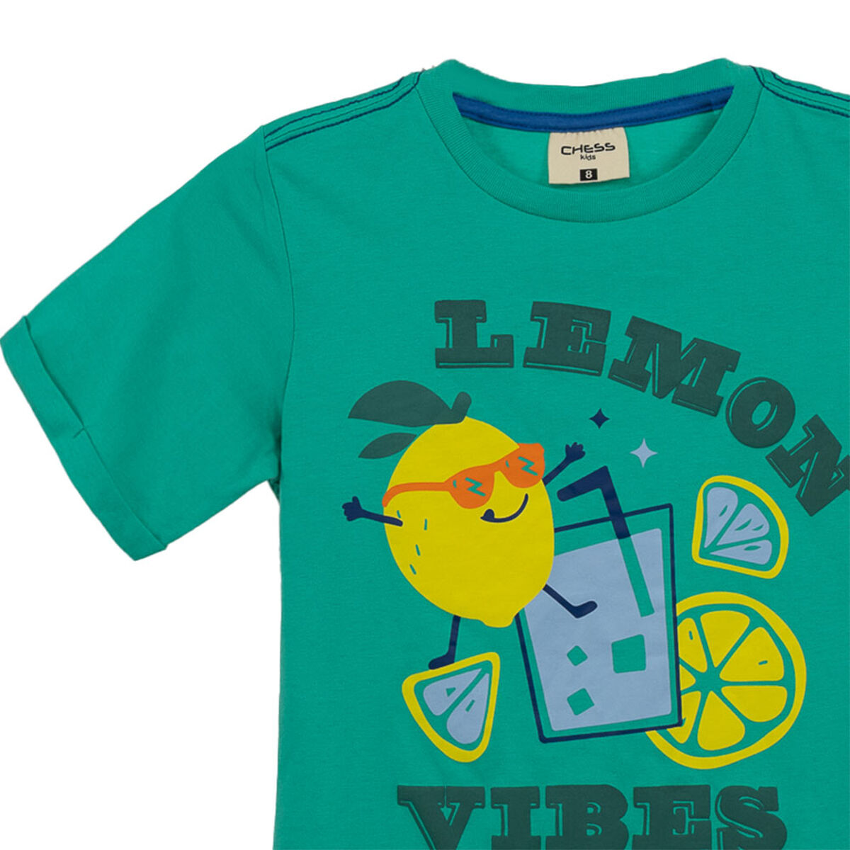 Polera Manga Corta Ni&ntilde;o Chess