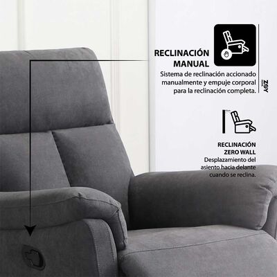 Imagen 2 del producto Bergere Zoy Home Beijing 1 Cuerpo Grafito