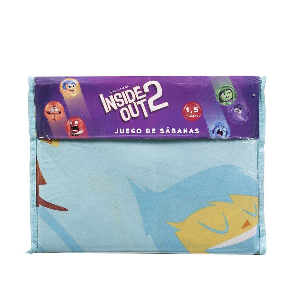 Juego de Sábanas Infantil Disney 1,5 Plazas Intensamente