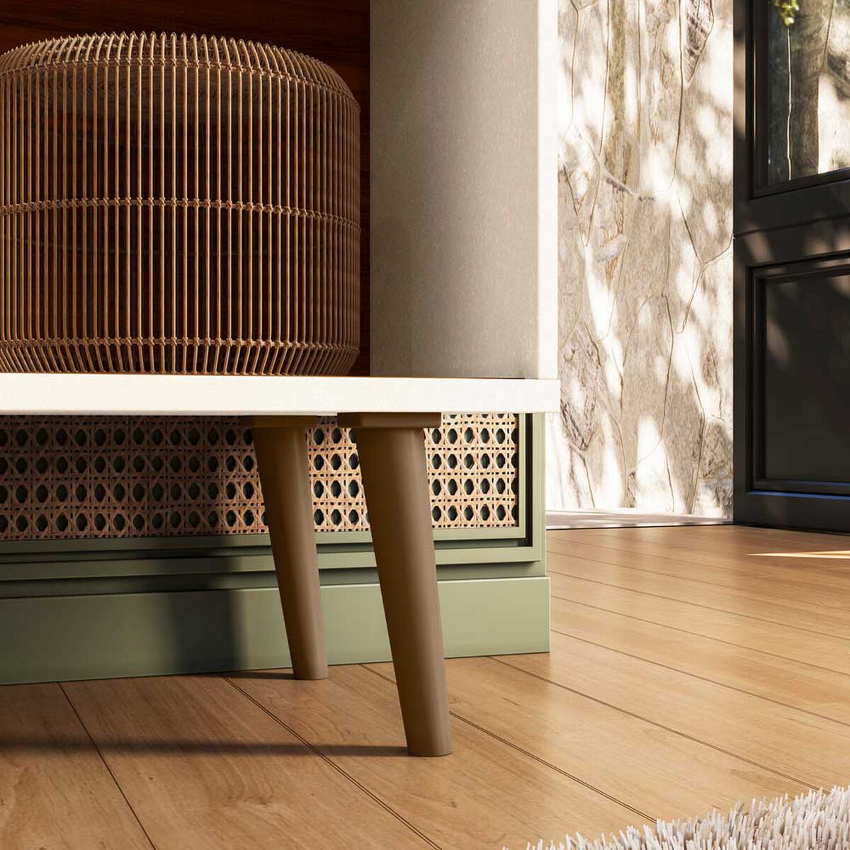 Rack TV Exit Austin Hasta 50" Blanco