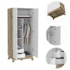 Clóset TuHome Z-81 2 Puertas 2 Cajones