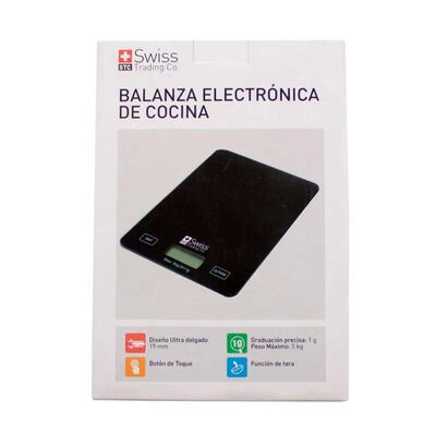 Imagen 2 del producto Balanza Cocina Swiss Nature Labs BCO01 Negro