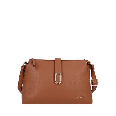 Cartera Bandolera Secret Sofia SC7 Mediana Caf&eacute;