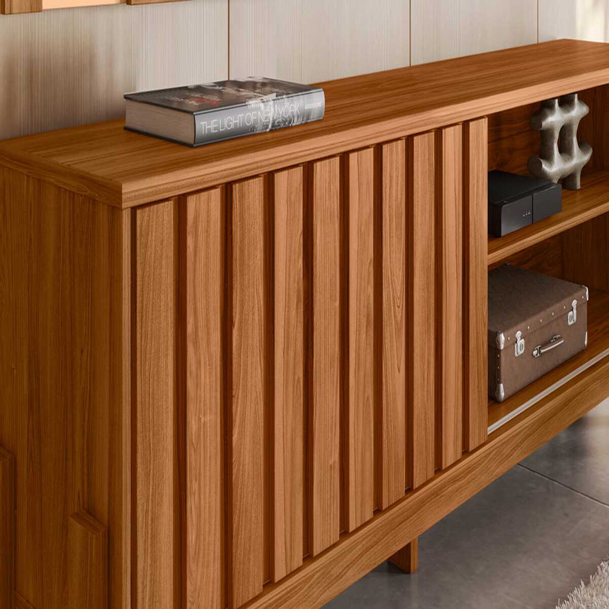 Rack TV Exit Aurora Hasta 75" Blanco