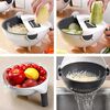 Bowl Cortador Rallador de Verduras Multifuncional 9 en 1 Simplit Blanco