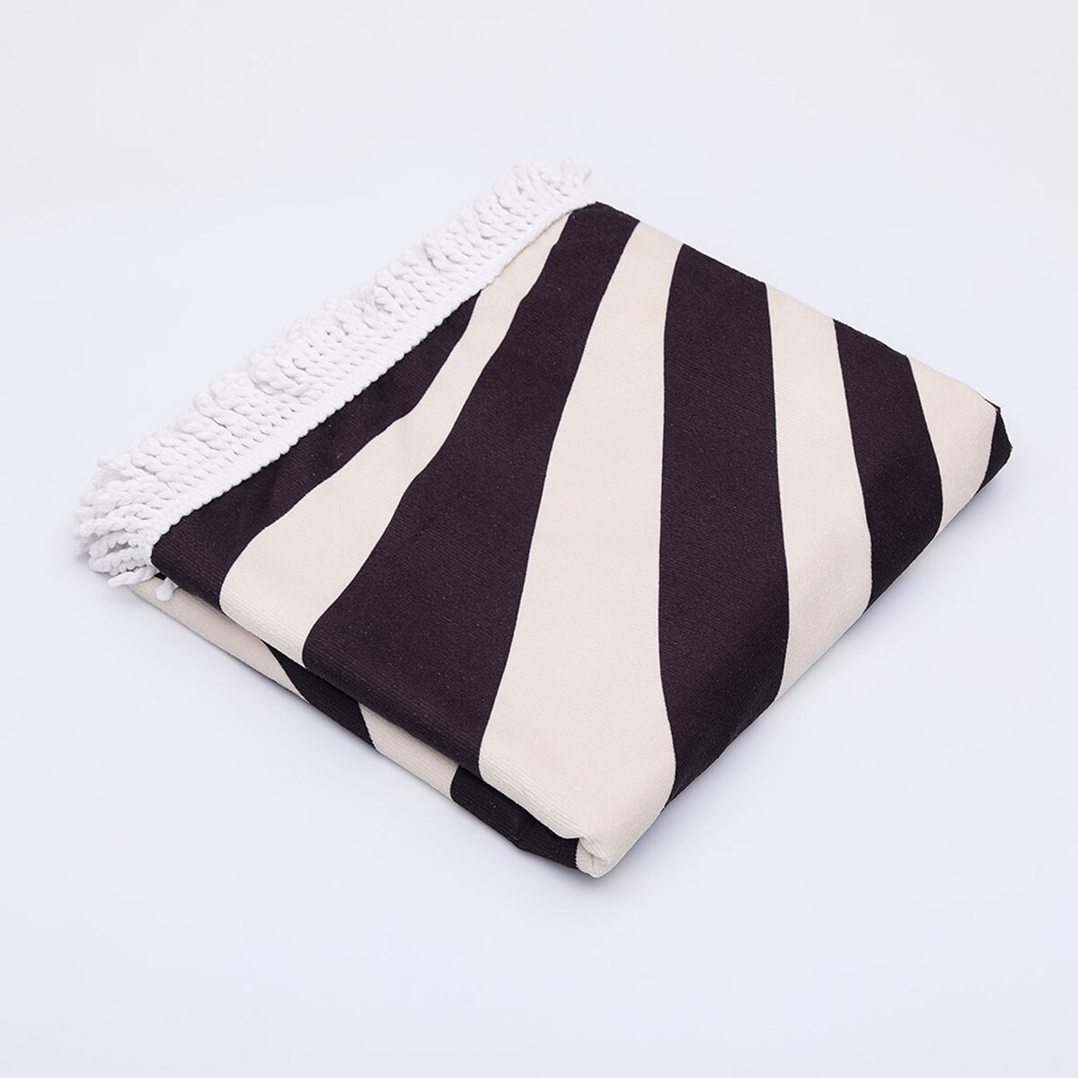 Toalla de Playa Cuadrada con Flecos Casanova Zebra