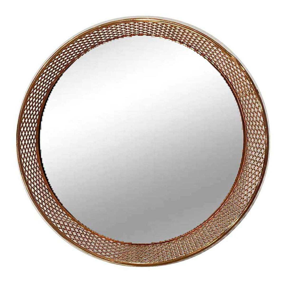 Bandeja Metal Vgo Espejada Circular 30 cm Dorado