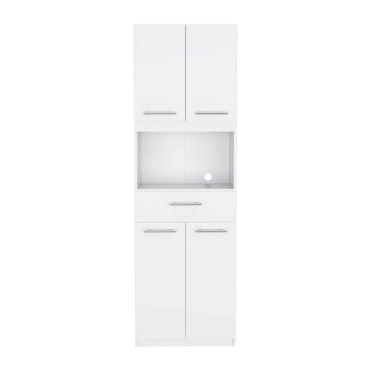 Mueble para Microondas TuHome Manchester Blanco 4 Puertas