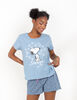 Pijama Manga Corta Mujer Snoopy