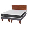 Cama Europea CIC Base Dividida 2 Plazas Ortopedic + Resplado New Villarrica