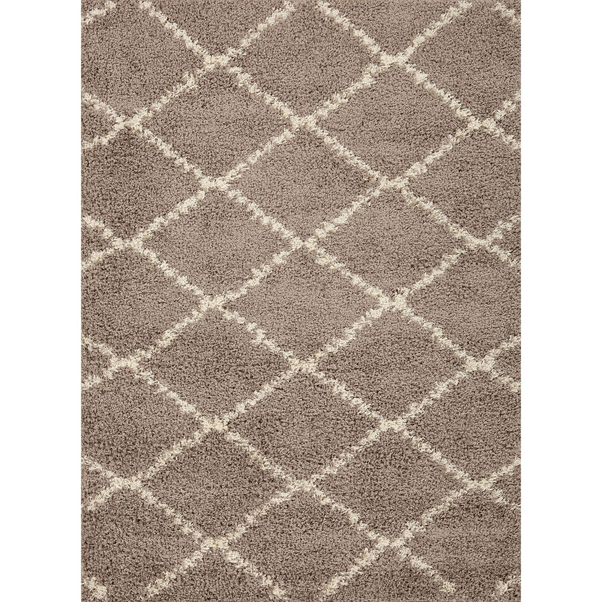 Bajada de Cama Idetex Shaggy Cell 50 x 100 cm Beige