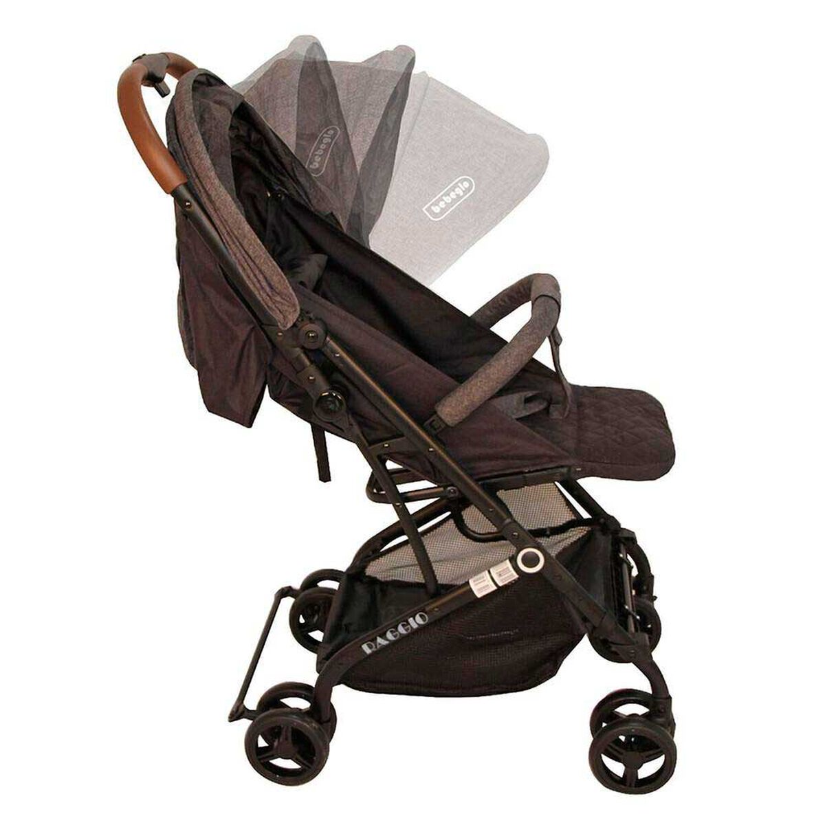 Coche Travel SystemCompacto Gris