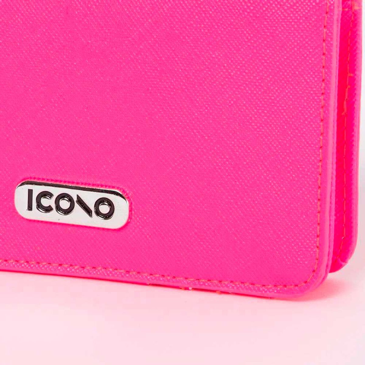Billetera Eco Cuero Fucsia Mujer Icono