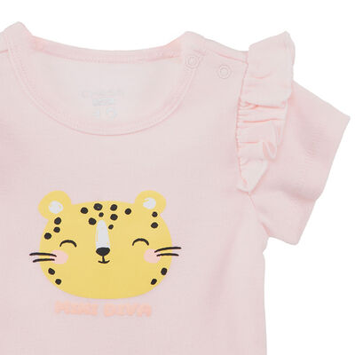 Imagen 2 del producto Pack 2 Body Manga Corta de Algodón Chess Baby Rosado