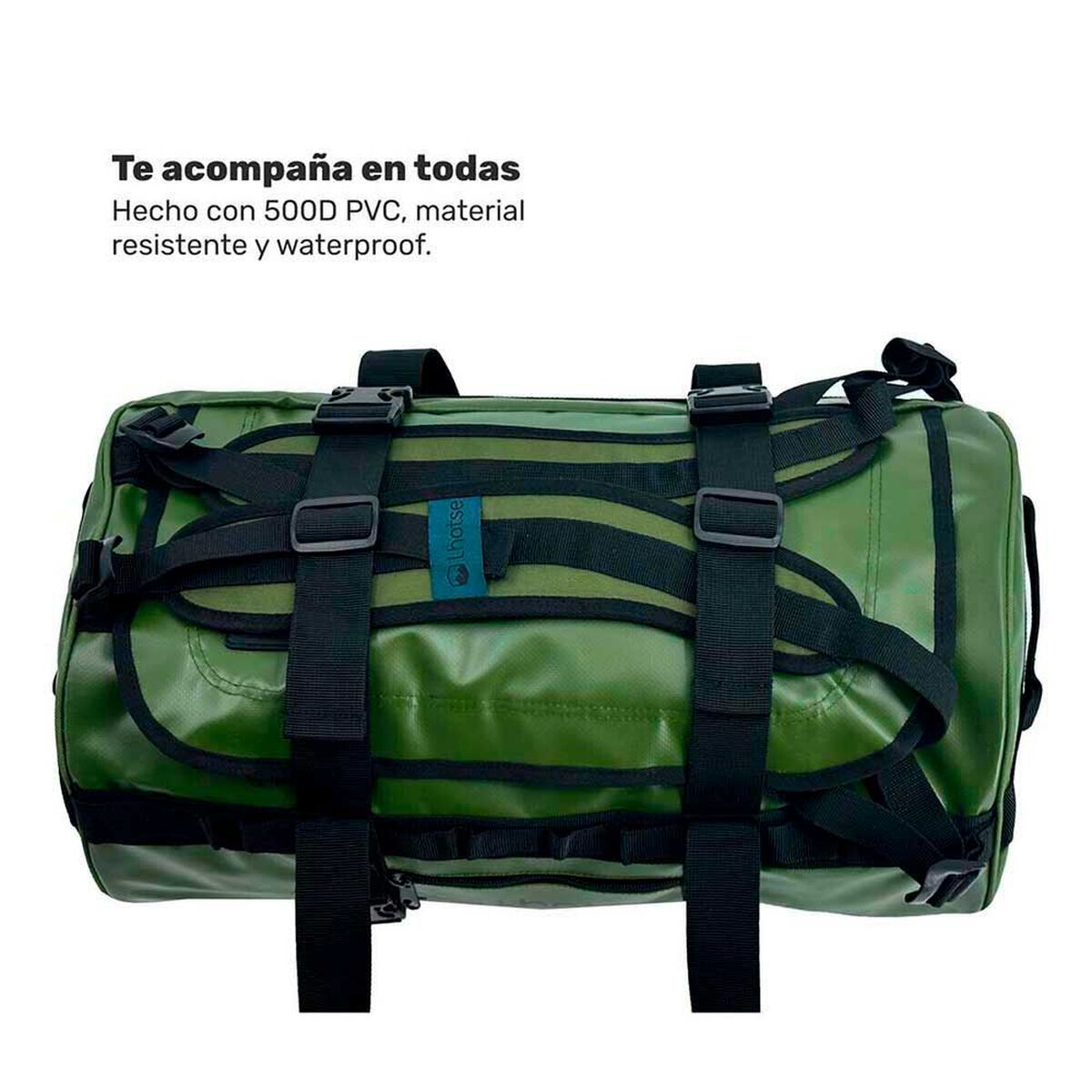 Bolso Deportivo Impermeable Duffel 60 Lts Green Lhotse