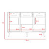 Combo Biblioteca + Archivador TuHome Bilbao