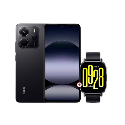 Celular Xiaomi Redmi Note 14 4G 256GB 6,67" Negro Liberado + Smartwatch Xiaomi Redmi Watch 5 Active Black