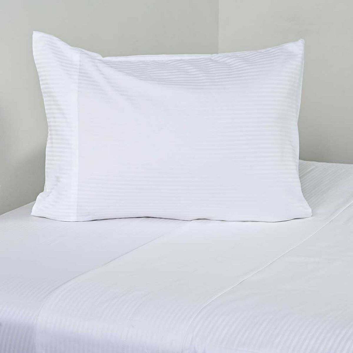 Juego de S&aacute;banas Cannon1.5 Plazas 600 Hilos Dobby White