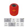 Parlante Bluetooth Lhotse Trip Go Rojo