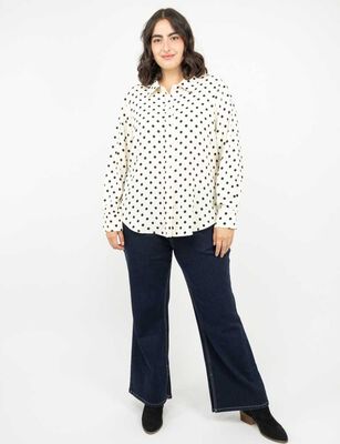 Imagen 2 del producto Blusa Manga Larga Mujer Extralindas Blanco, Cafe, Negro