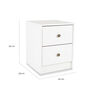 Combo Closet Lucerna + 2 Veladores CIC Blanco