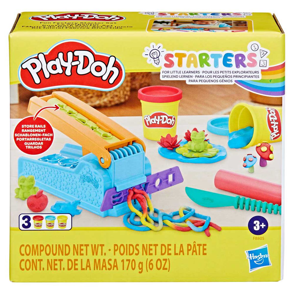 Masas y Plastilinas Play Doh Starters Fábrica de Diversión