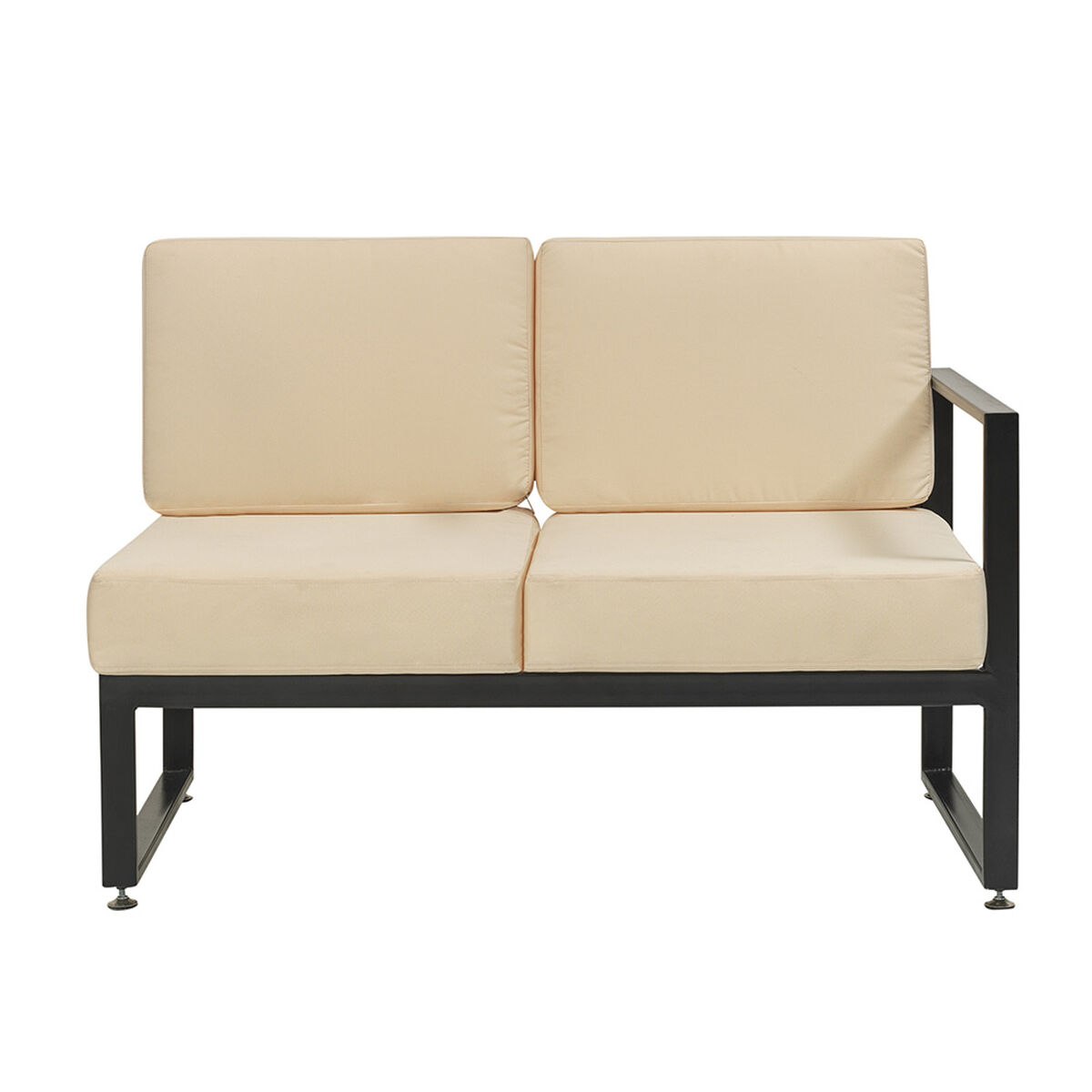 Sofá para Terraza Derecho Innovamuebles Ulmo 2 Cuerpos Beige 