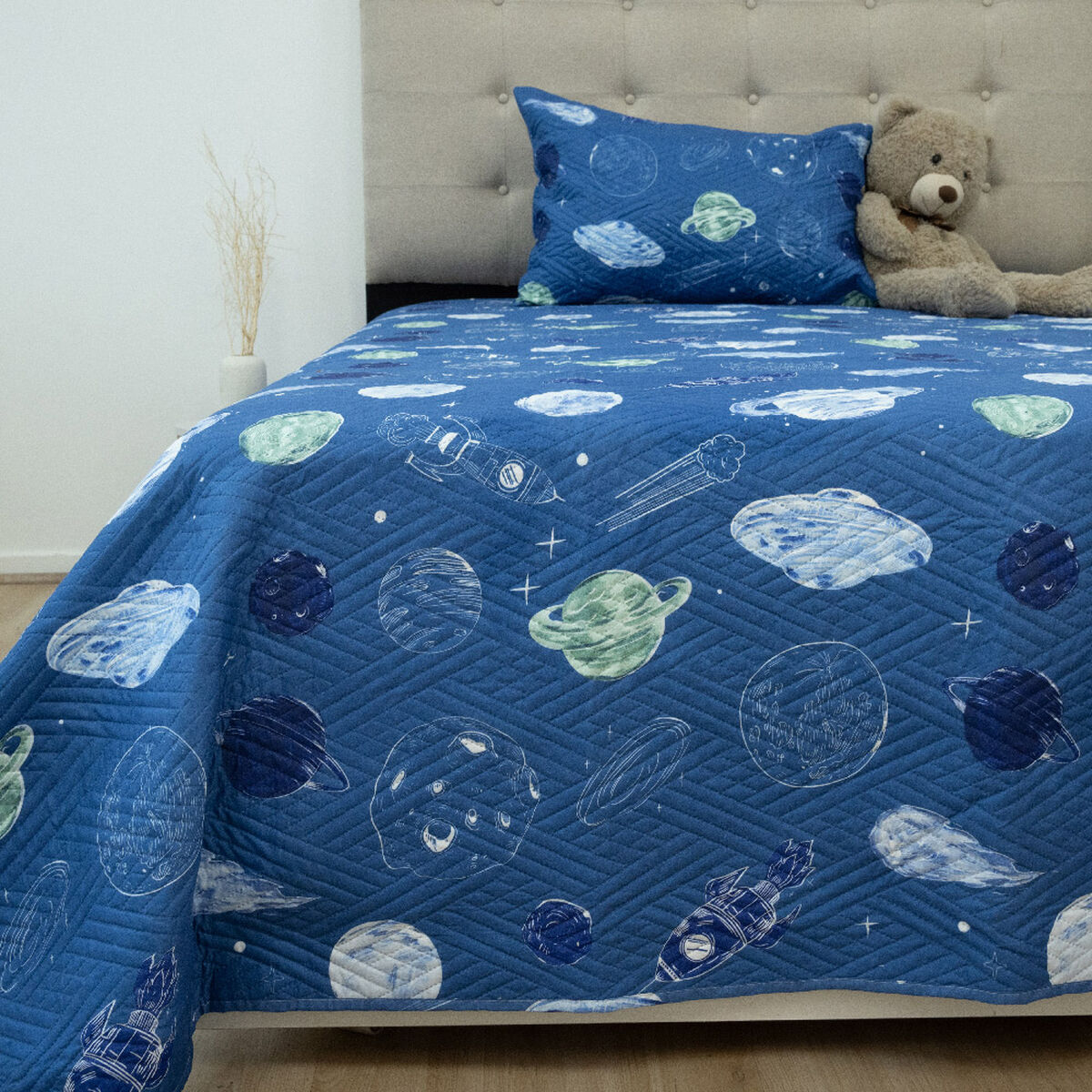 Quilt Doral Hotpress Infantil 1,5 Plazas Espacio